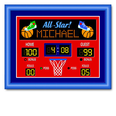Basketball Scoreboard Clipart