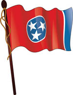 Tennessee Flag Clipart