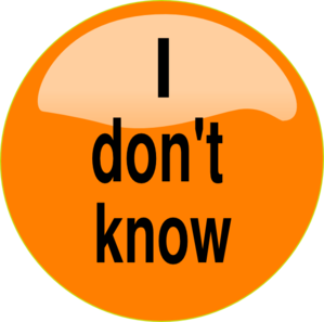 I Don&Know Clipart