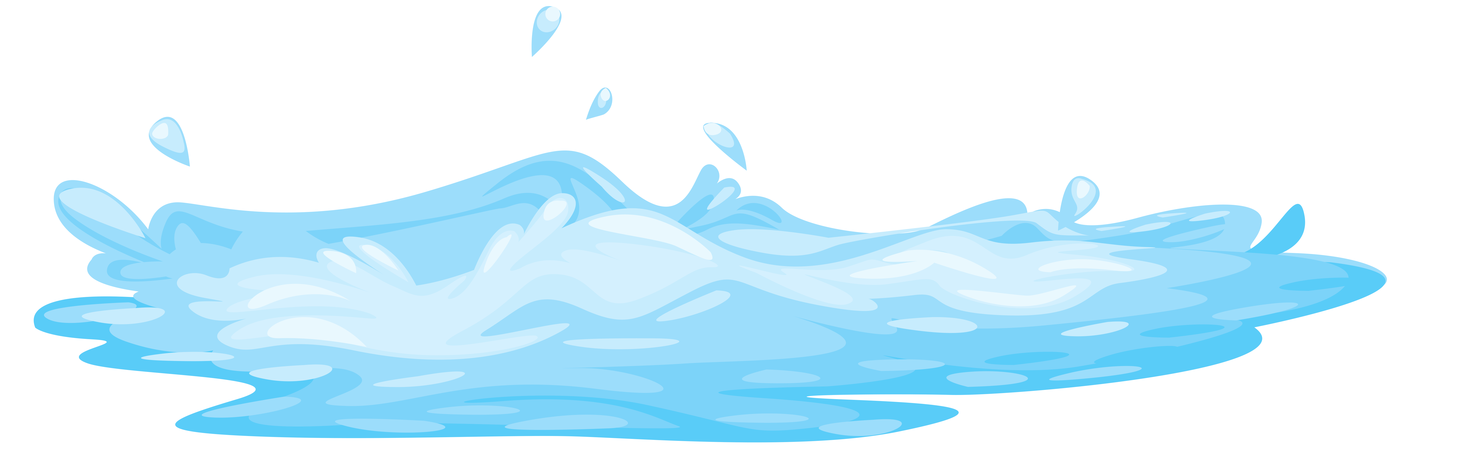 clear water splash png