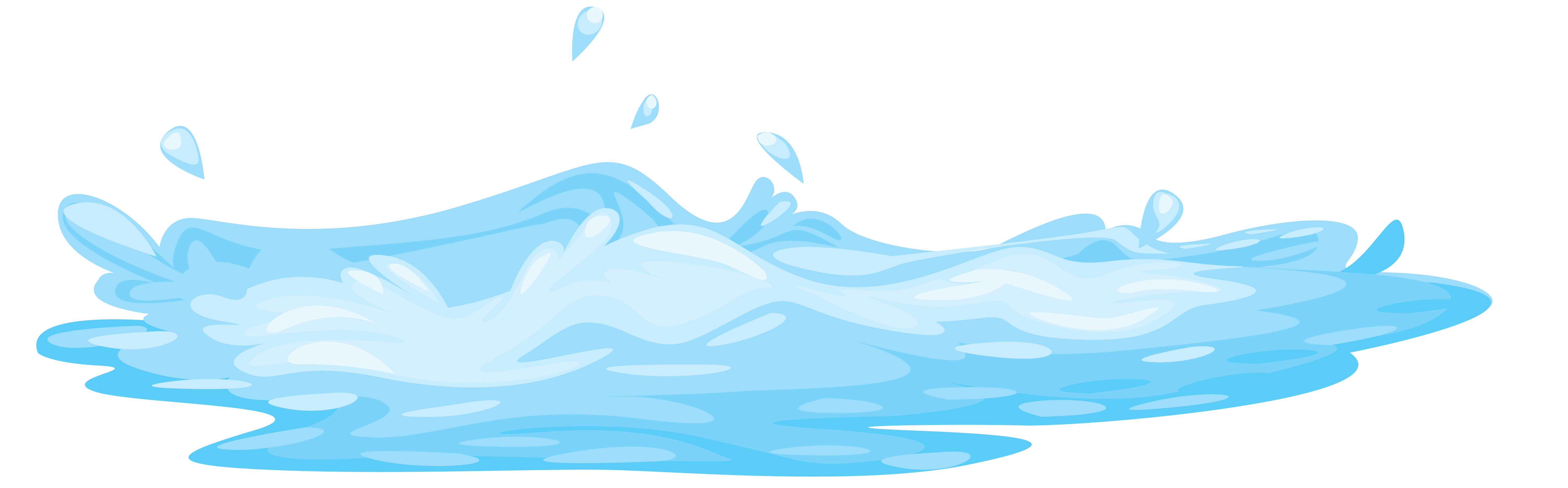 water splash png cartoon