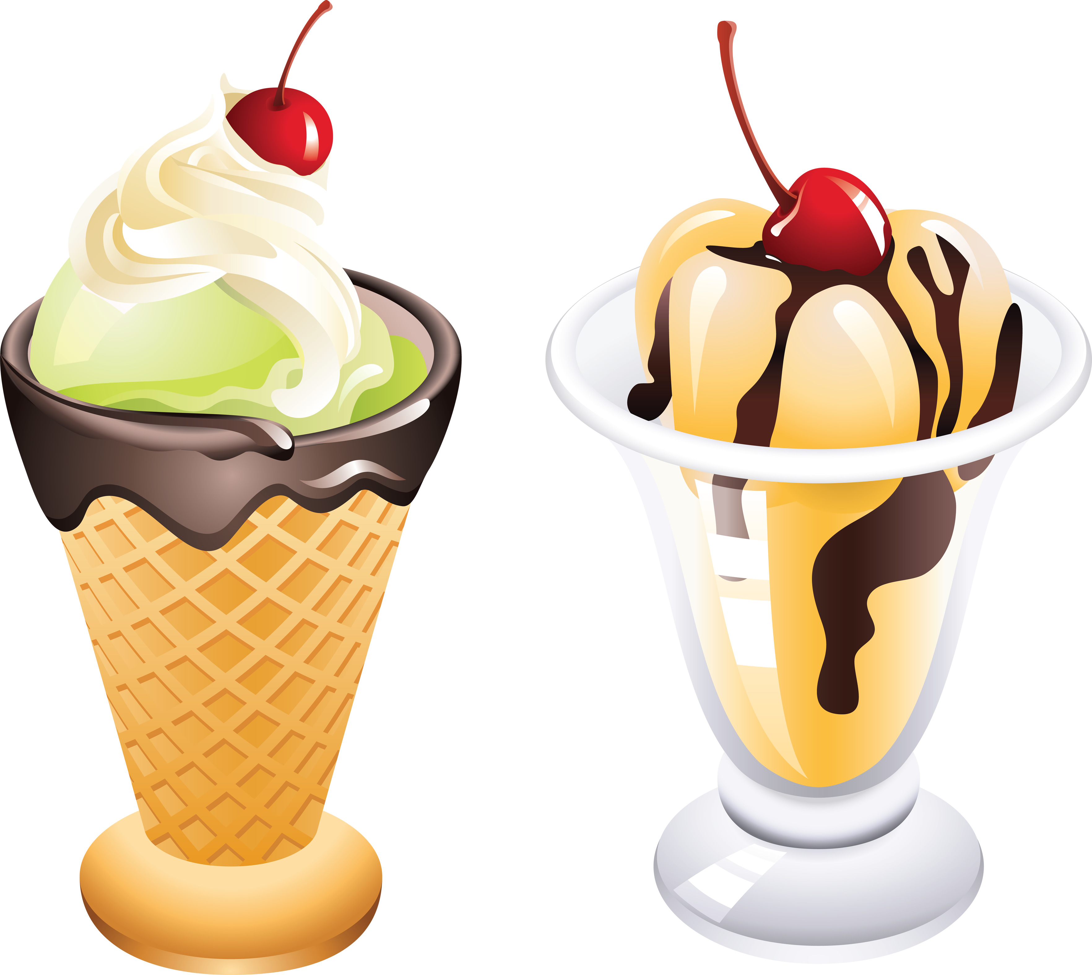 ice cream in a bowl clipart - photo #33