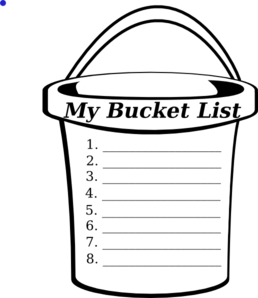 Bucket List Clip Art