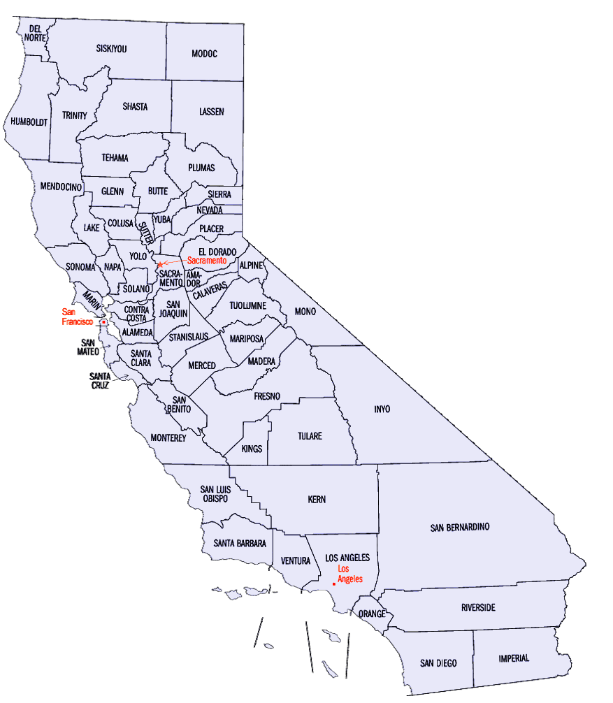 California Map Clip Art