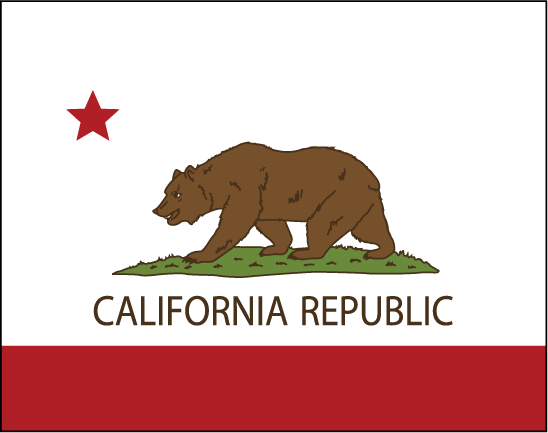 California Flag Clipart