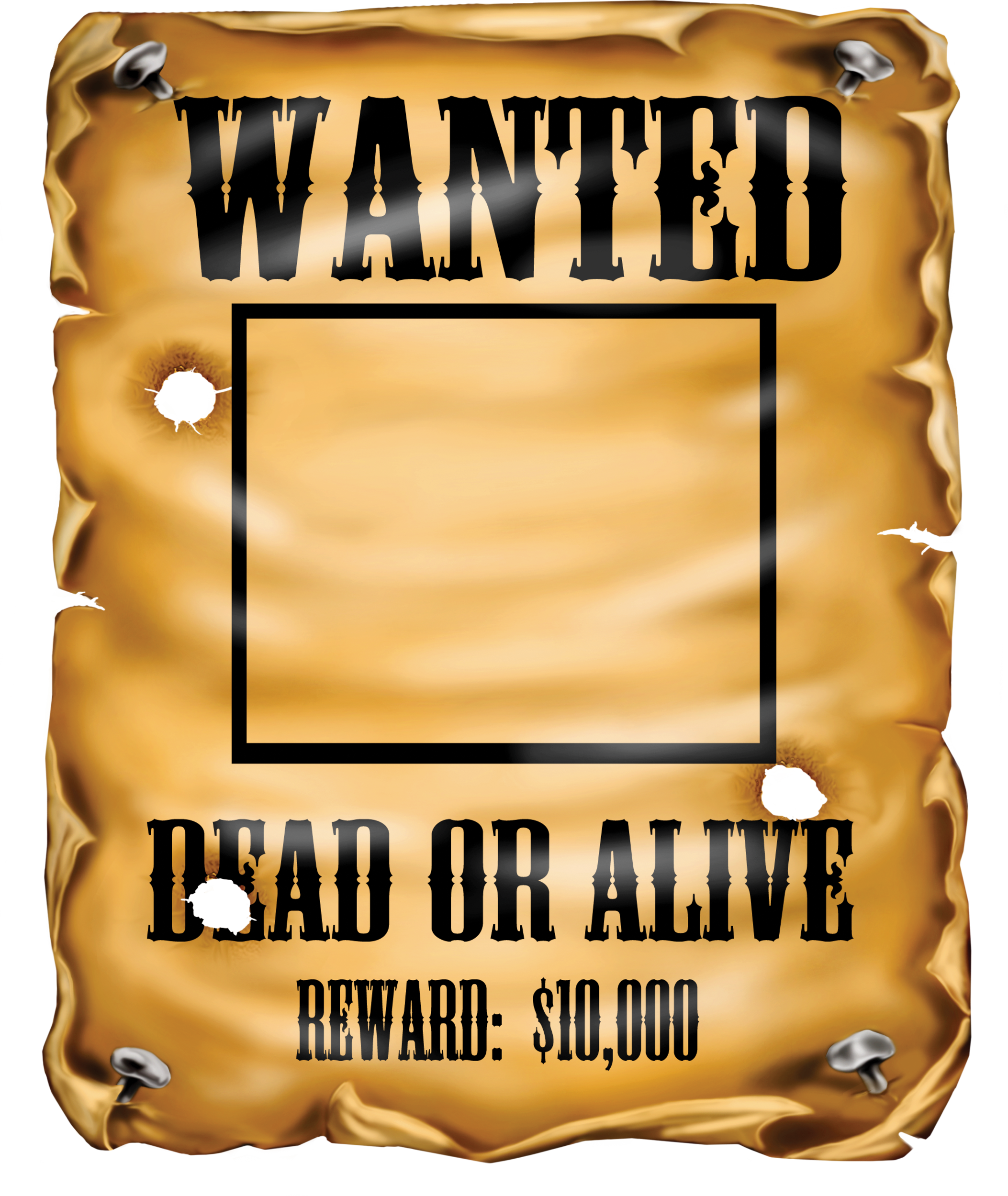 One Piece Wanted Poster Template Tulisan