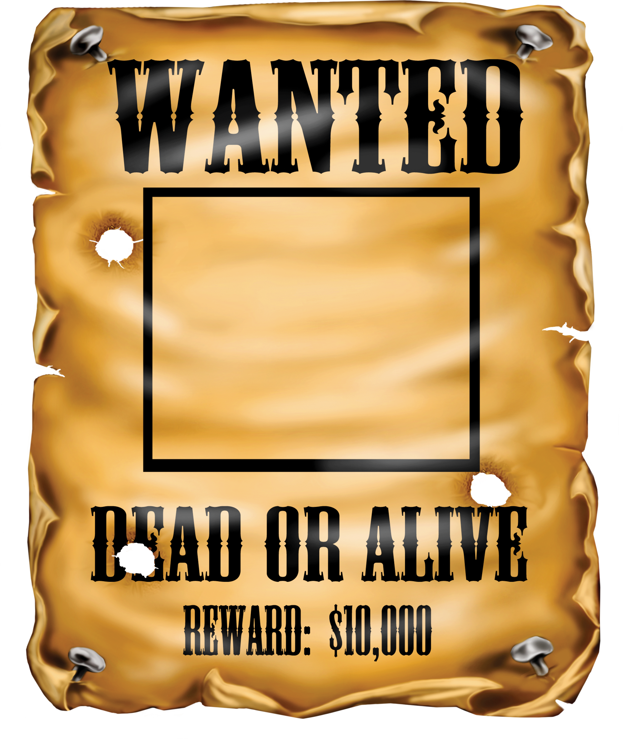 One Piece Wanted Poster Png Free Logo Image