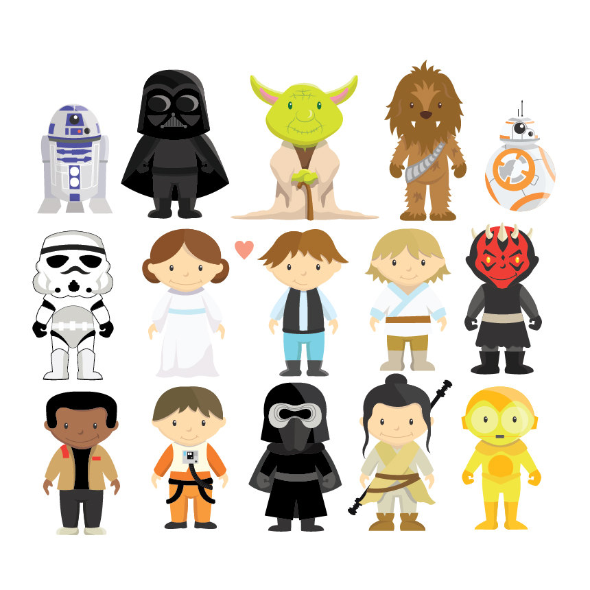 Popular items for star wars clipart
