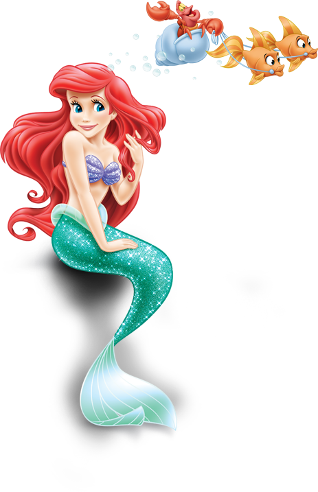 Taller de cliparts: Clipart de Ariel, la sirenita 
