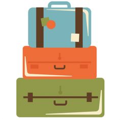 Suitcase cliparts