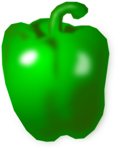 Green Pepper Clip Art