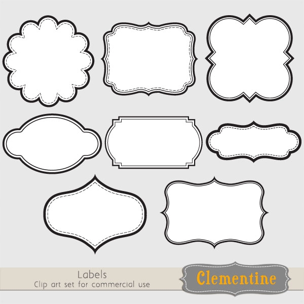 labels clipart free - photo #7