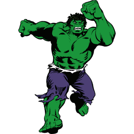 incredible hulk cartoon classic - Clip Art Library