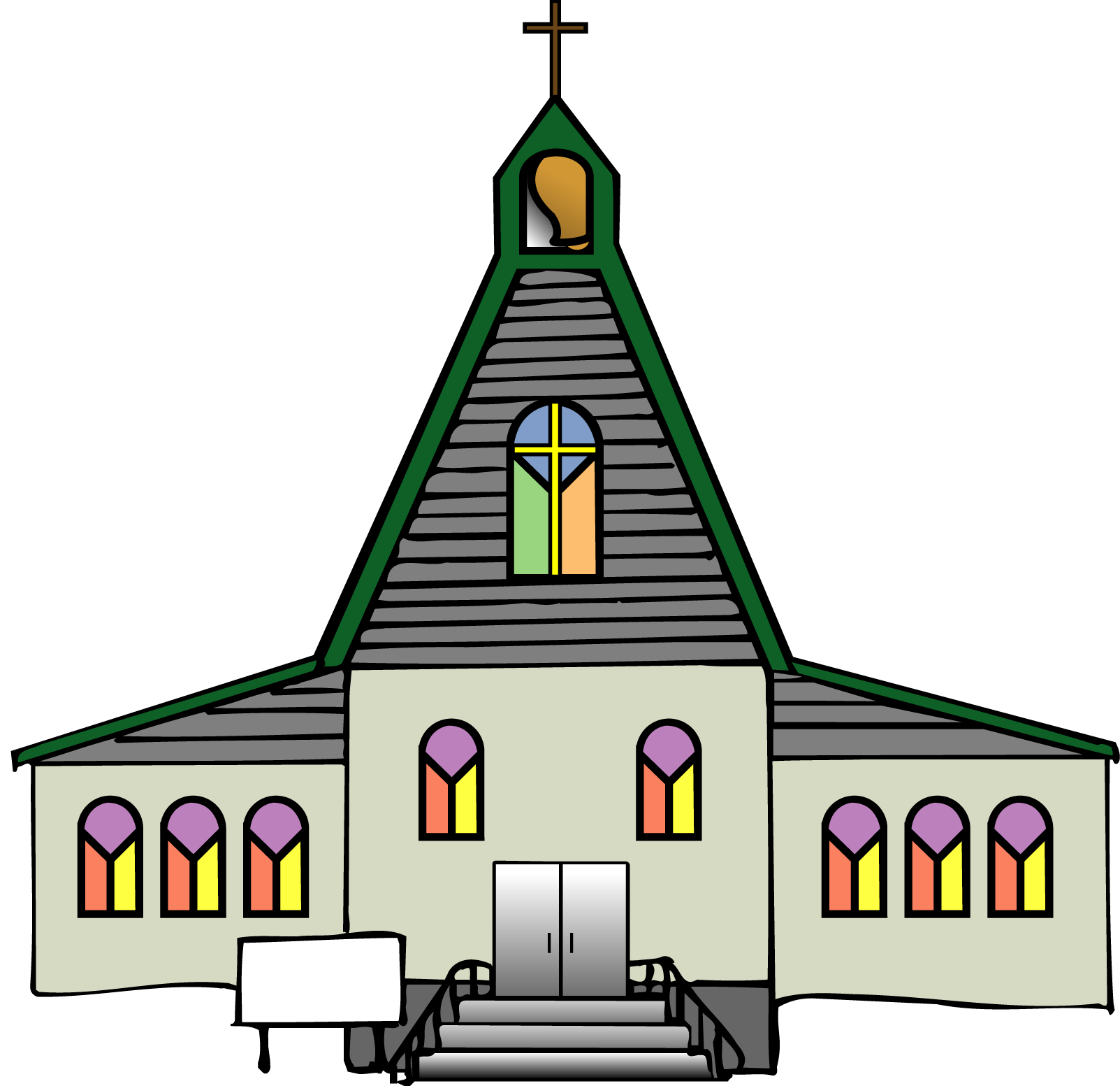 clip art church outline - photo #24