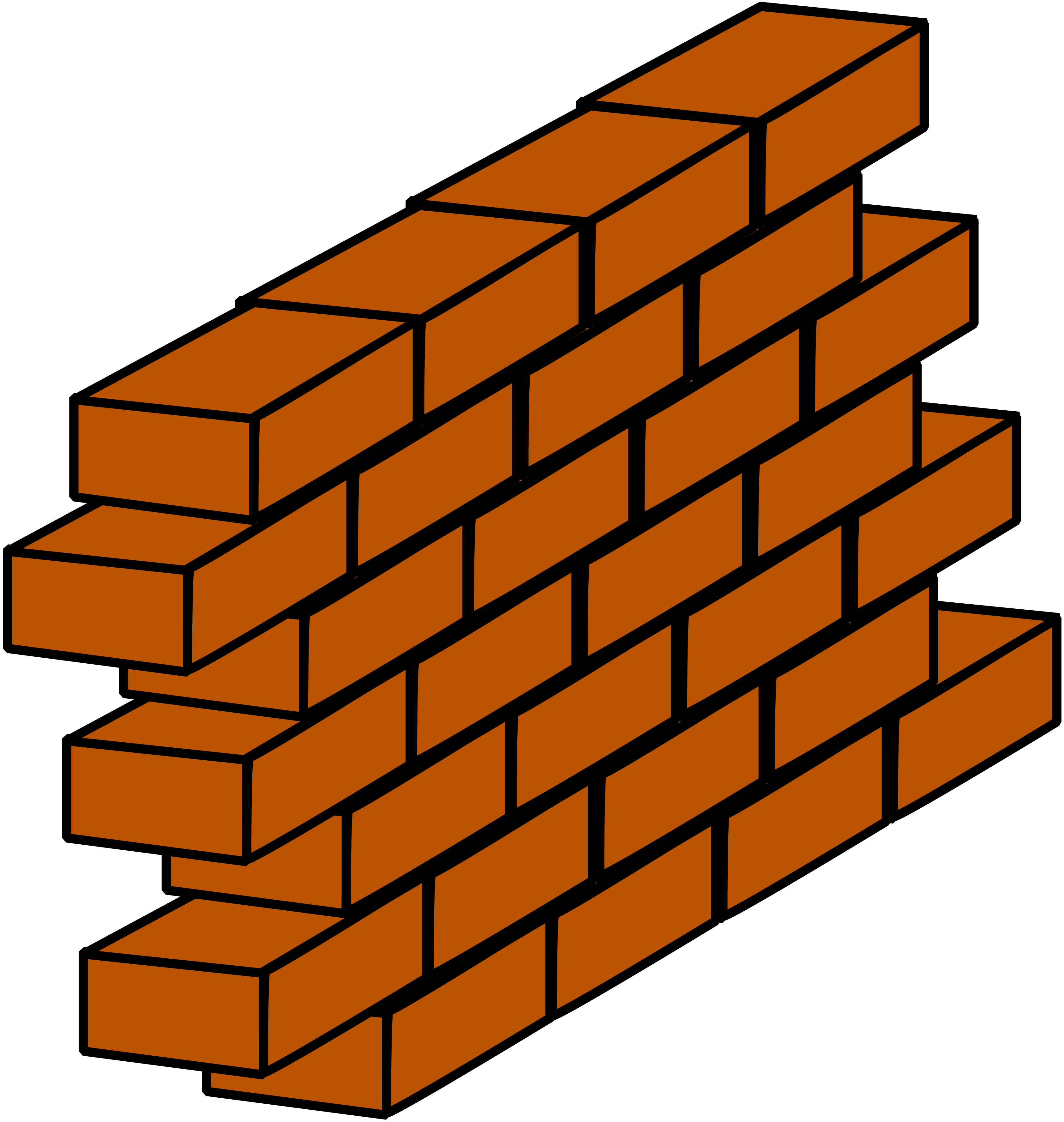 Clip Art Brick Wall 