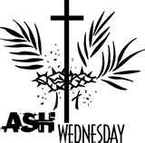 ash wednesday cross clip art