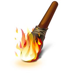 Torch Icon, PNG ClipArt Image