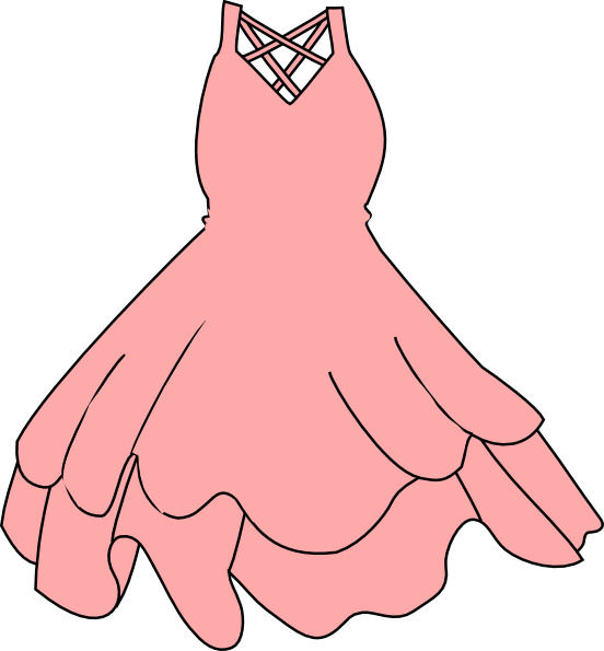 Pink Dress Clip Art
