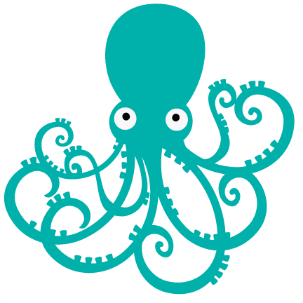Octopus clipart free clipart image 7