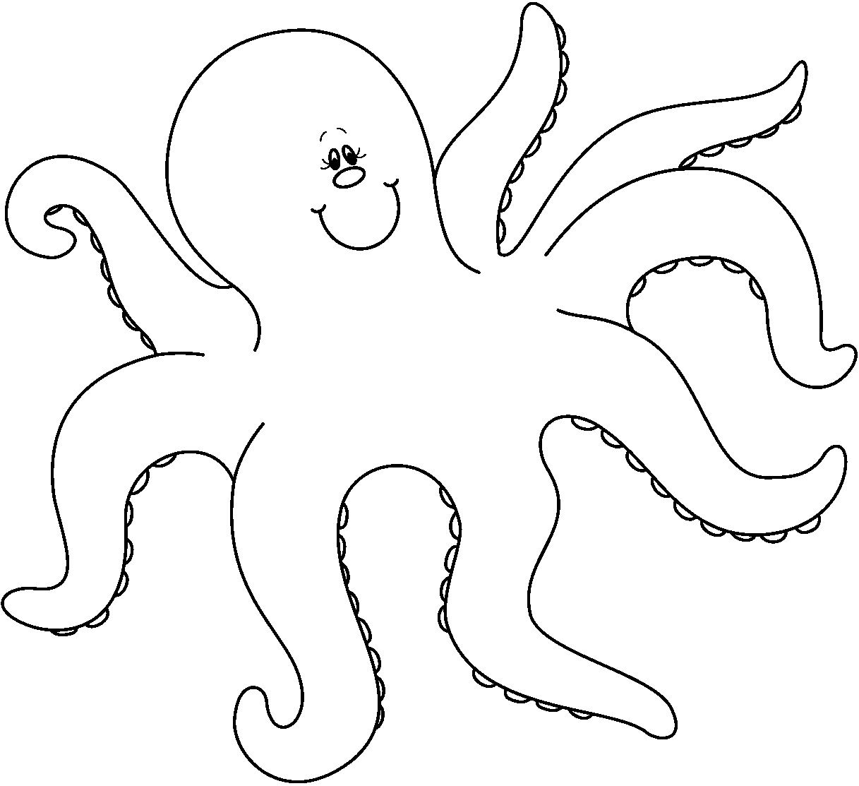 Octopus clipart free clipart image 6