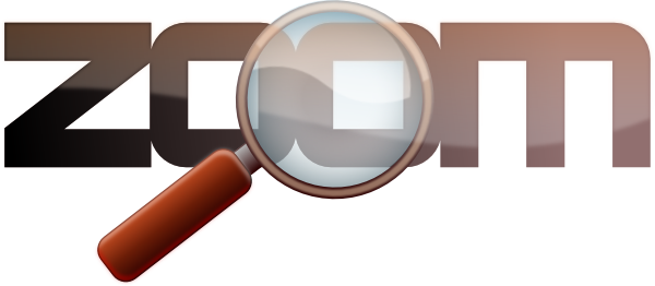 Javascript Zooming Magnifying Glass Clip Art