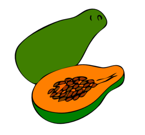 Papaya Clipart 