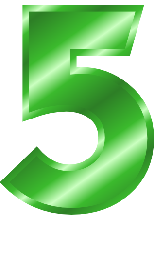 number 5 images download - Clip Art Library