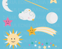 Popular items for clipart stars