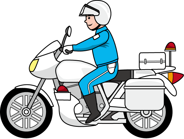 Police Motorcycle Clipart