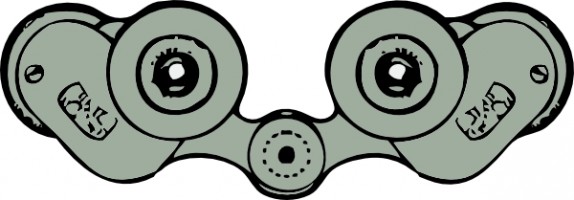 Clip art binoculars Free vector for free download about