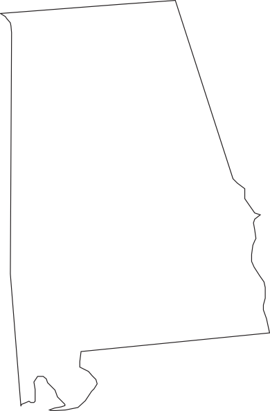 Alabama Outline Clip Art