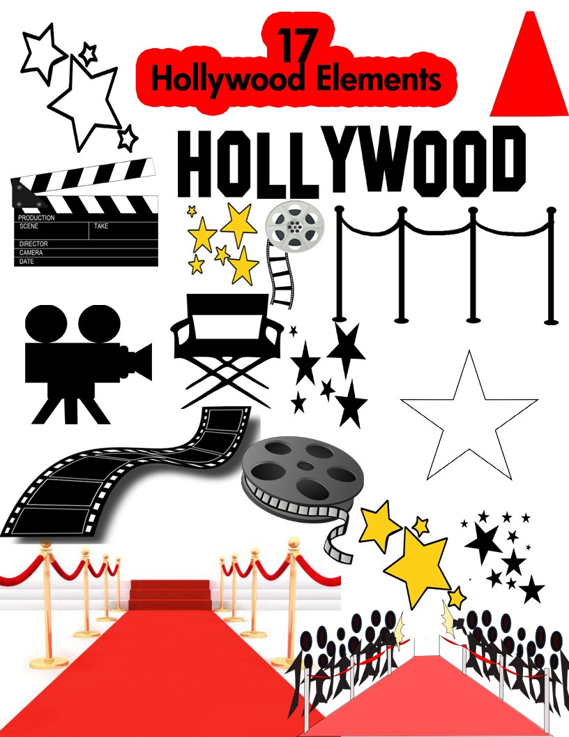 free clipart hollywood star - photo #44