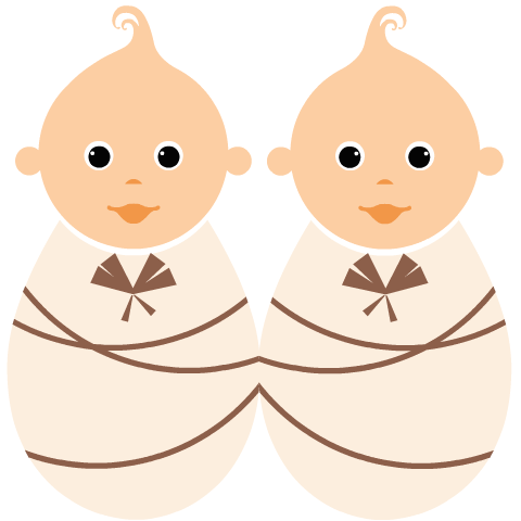 Baby Boy Twins Clip Art Free