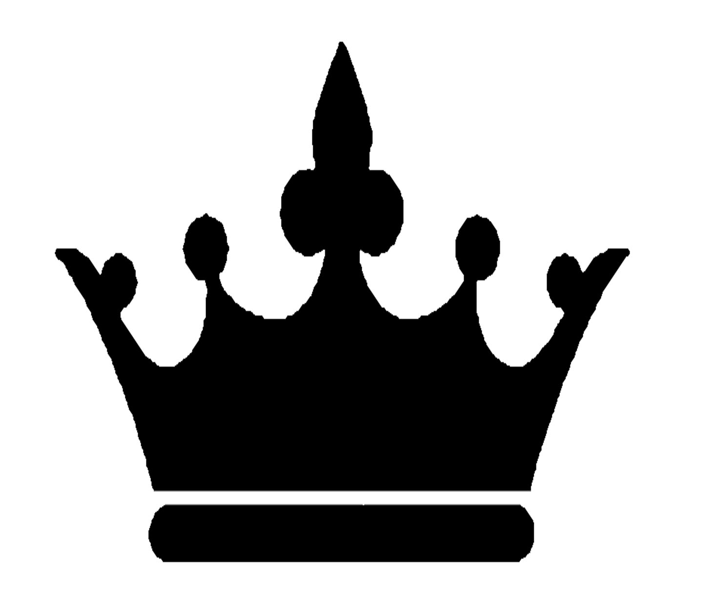 queen crown clip art black and white - photo #11