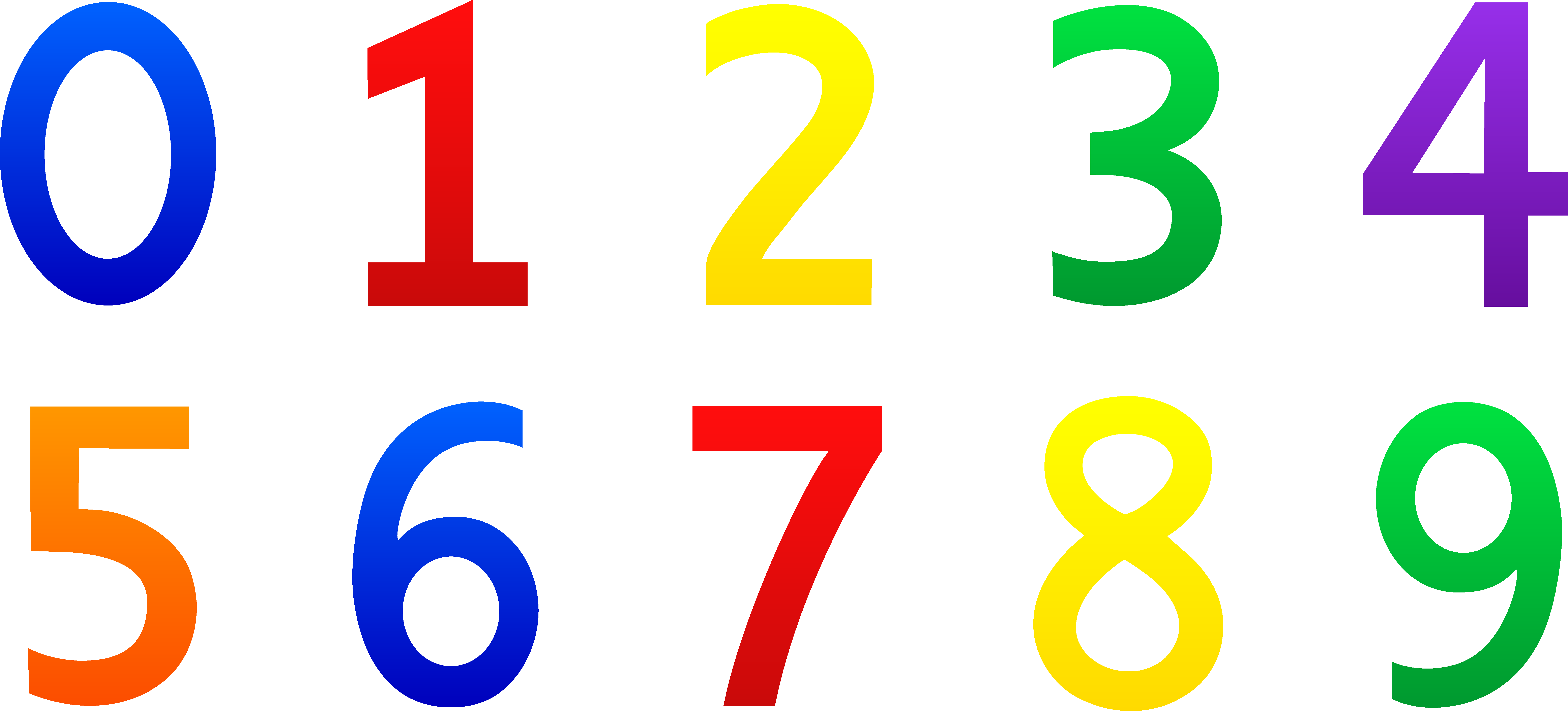Clipart Numbers Free
