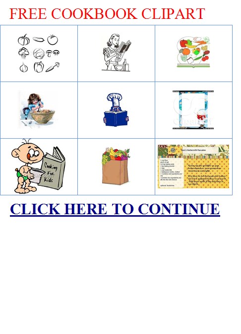 free cookbook clipart - photo #5