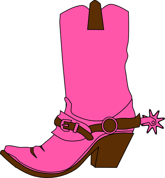 Cowboy boot pic free clip art boots image