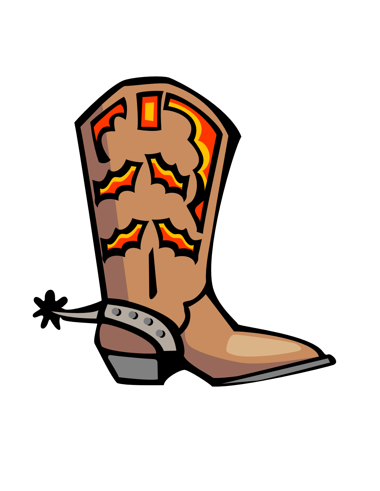 Country Boots Clipart