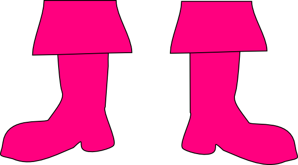 Pink Boots Clipart