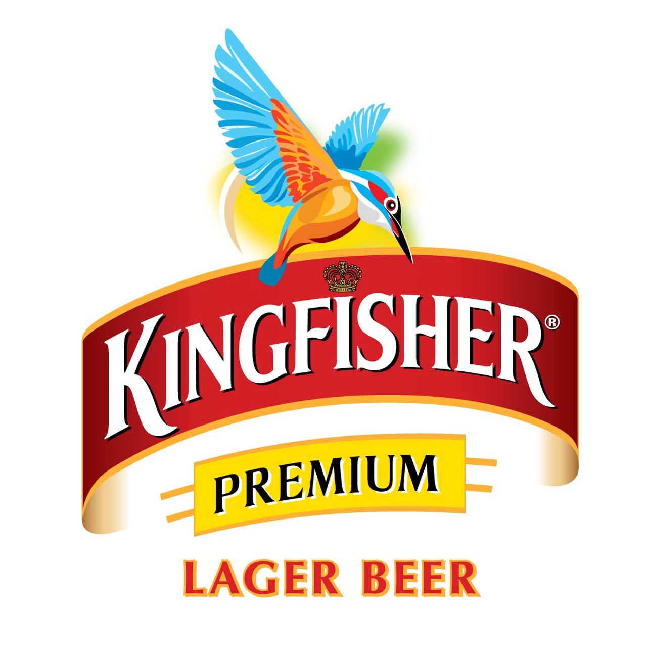 Kingfisher Beer Logo Vector Clip Art Library