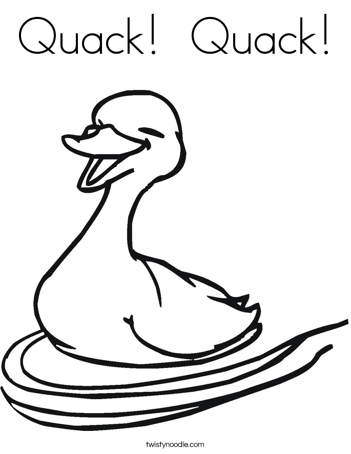 clipart of quack - photo #13