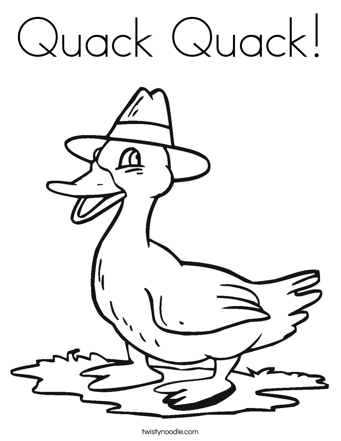 clipart of quack - photo #12