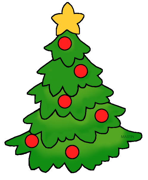 Christmas tree clipart 