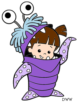 Boo Monsters Inc Clipart