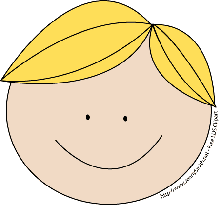 Blonde Real Hair Clipart