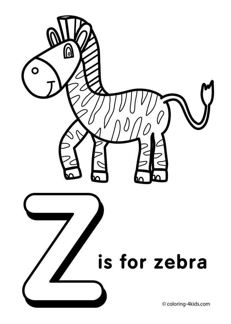 Letter Z Alphabet Activities Clip Art Library