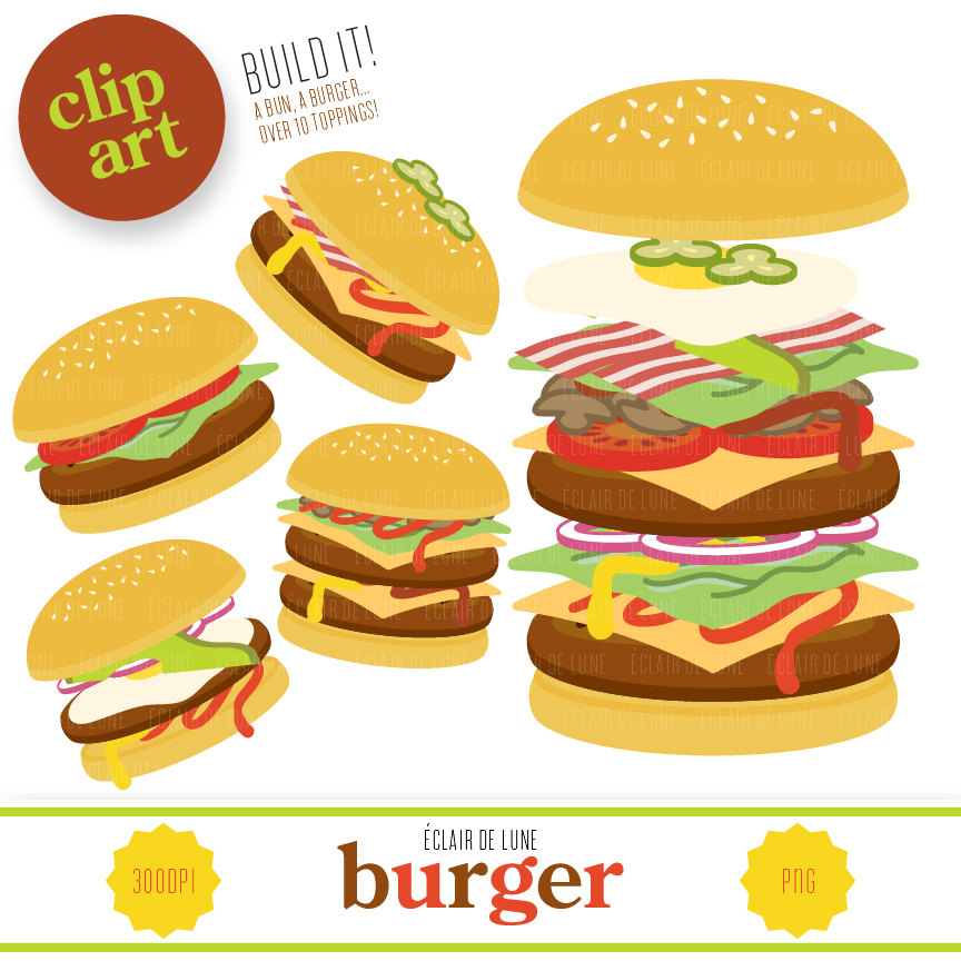Hamburger Patty Clip Art Burger Clip Art Food Clipart