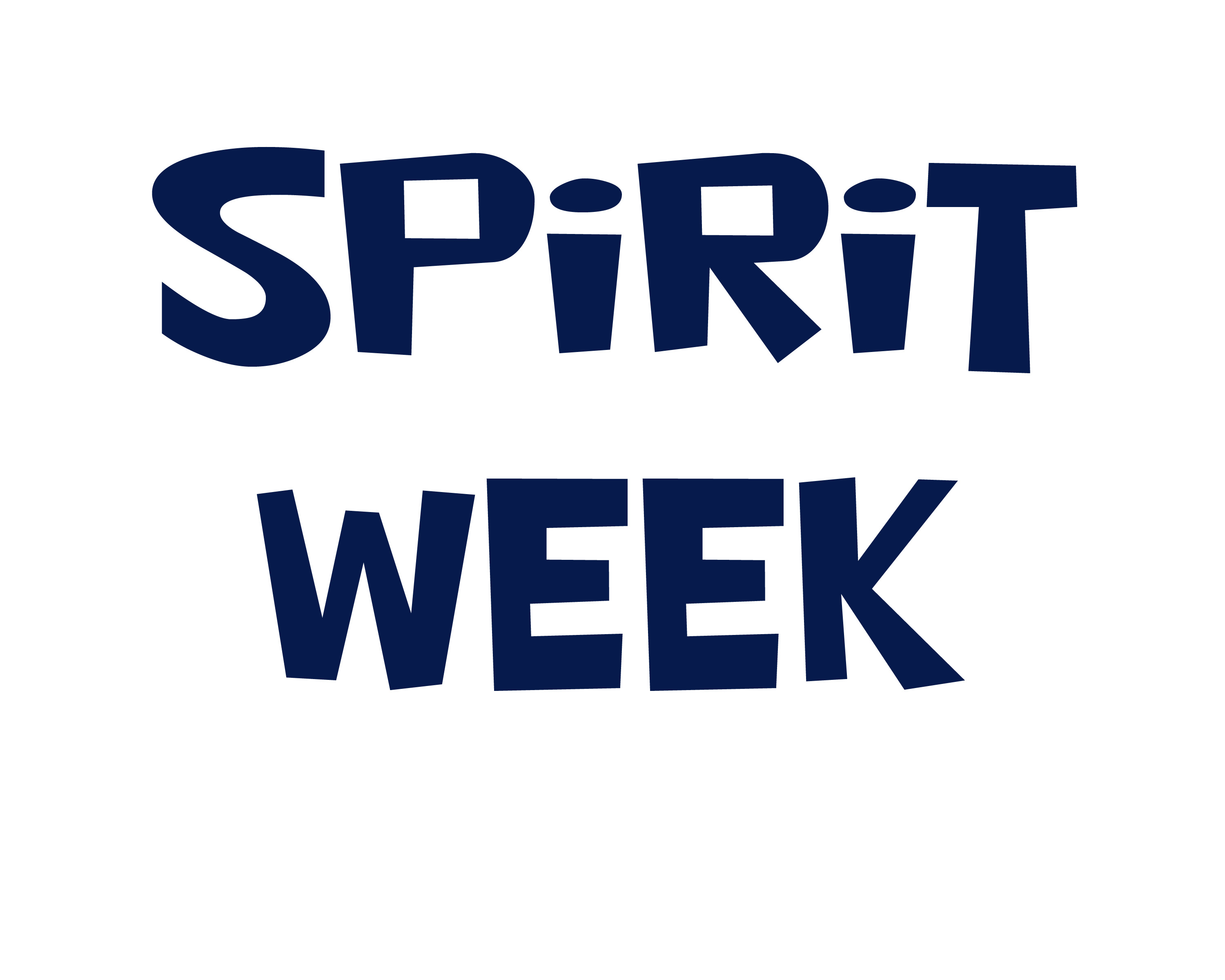 Homecoming Spirit Week Clipart.