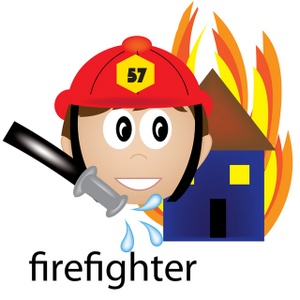 Firefighter Clipart Image