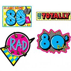 80s Party Clipart